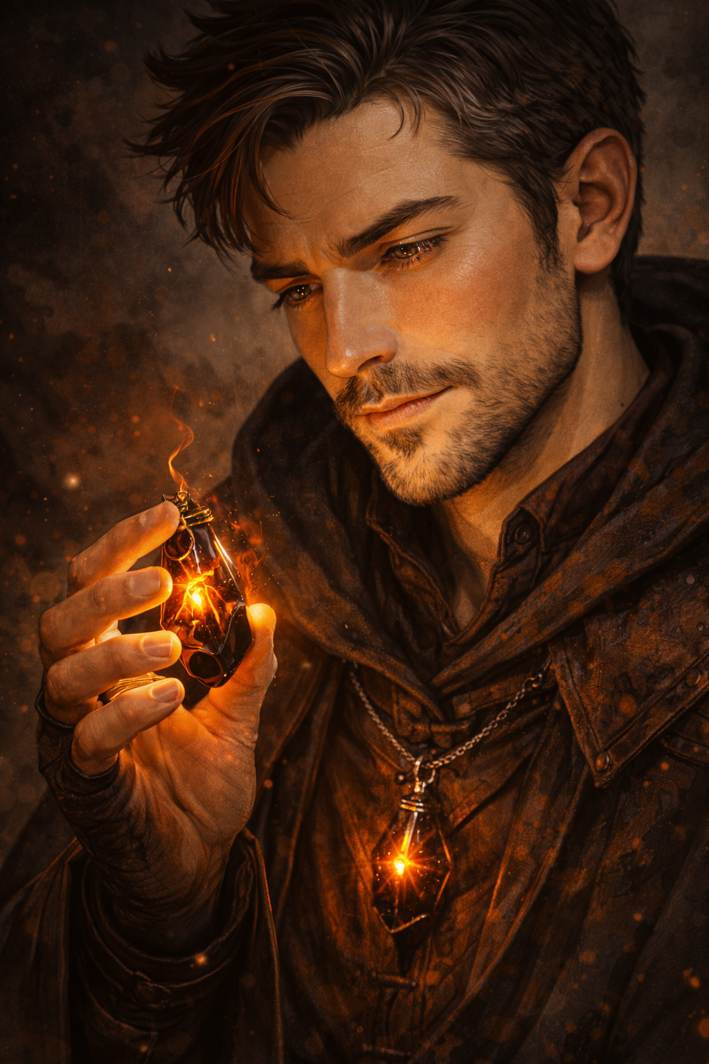 Theron mit seinem Talisman